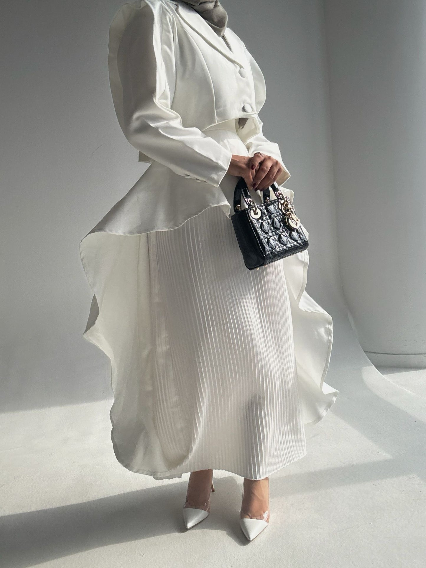 White skirt