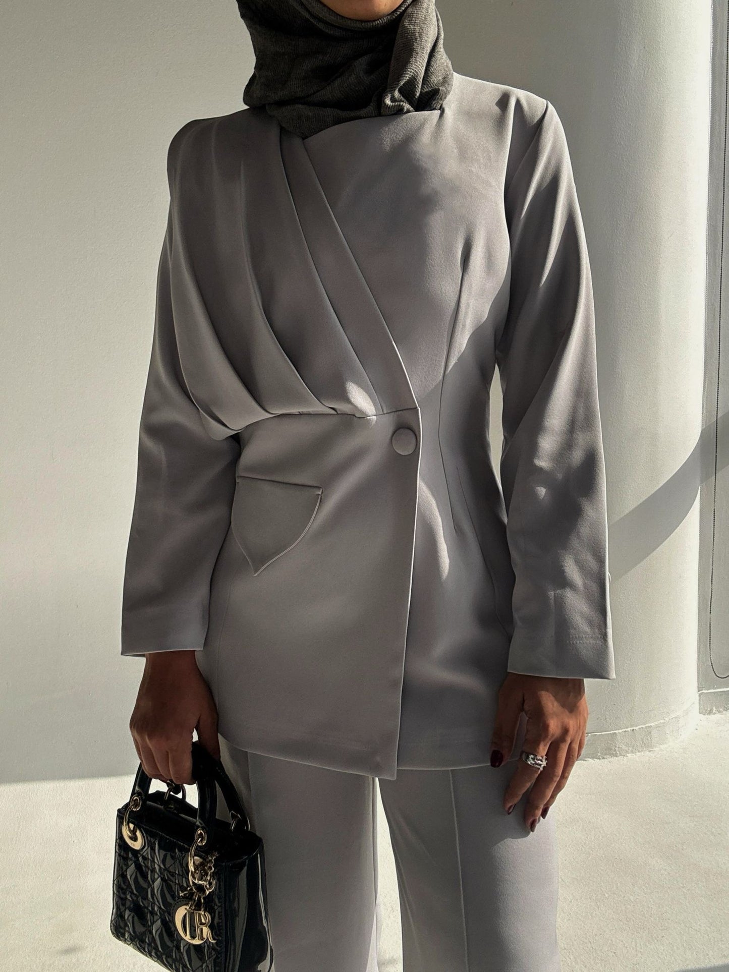 Grey blazer