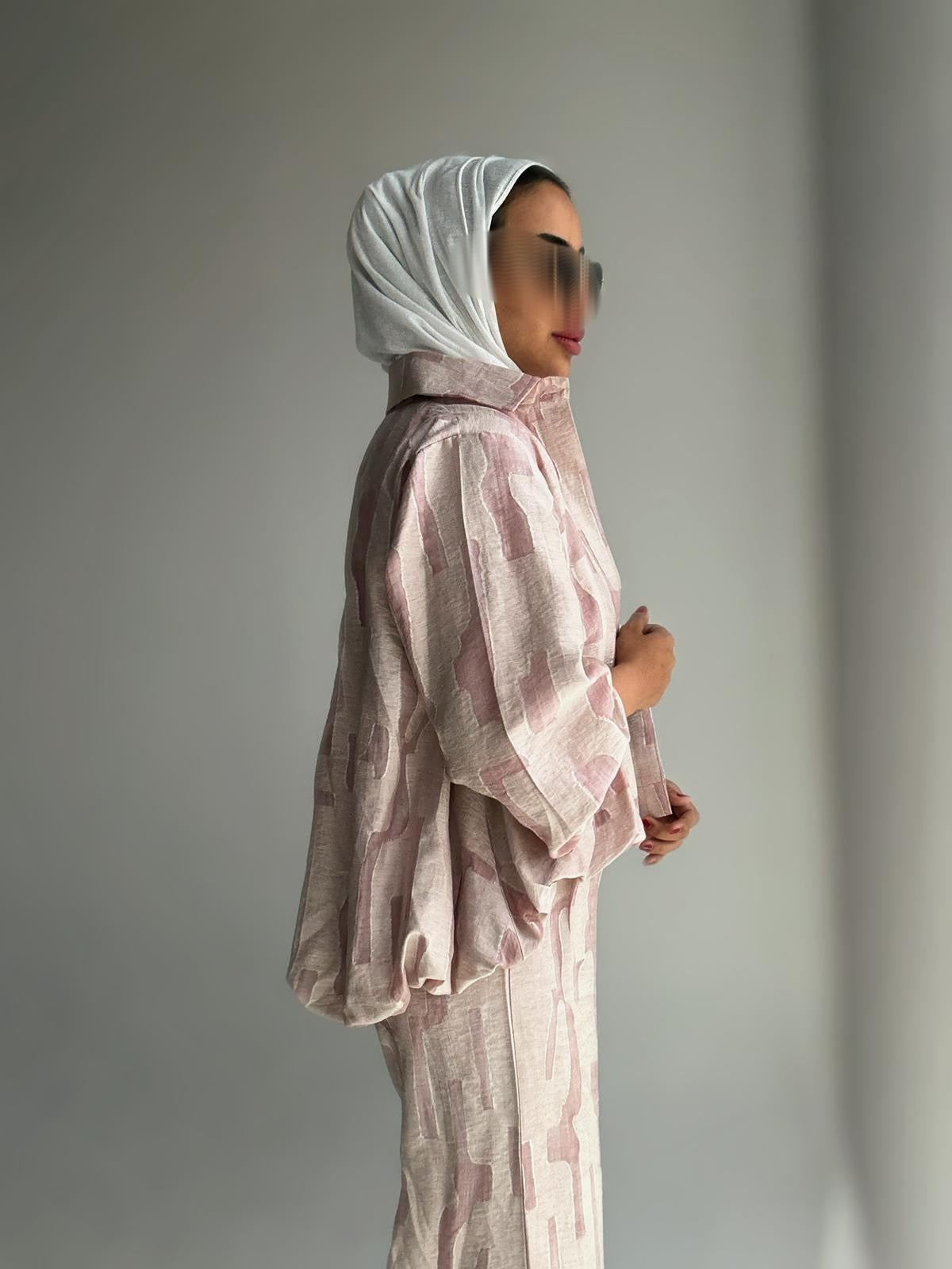 Rosé Whisper Matching set –RE-NEW Kuwait | Summer Collection - RE-NEW