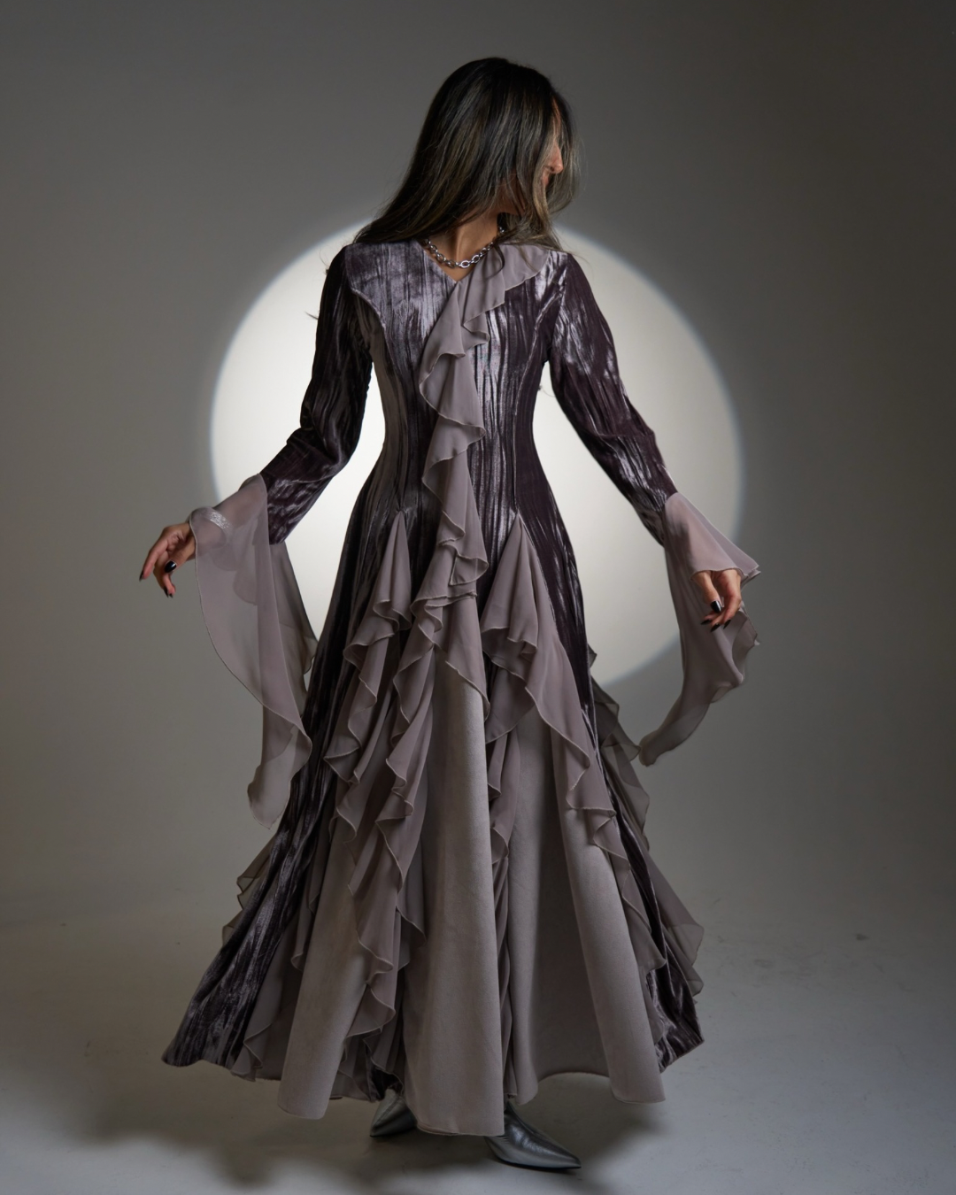 Moonlit Cascade Gown - Ramadan Collection | RE-NEW Kuwait