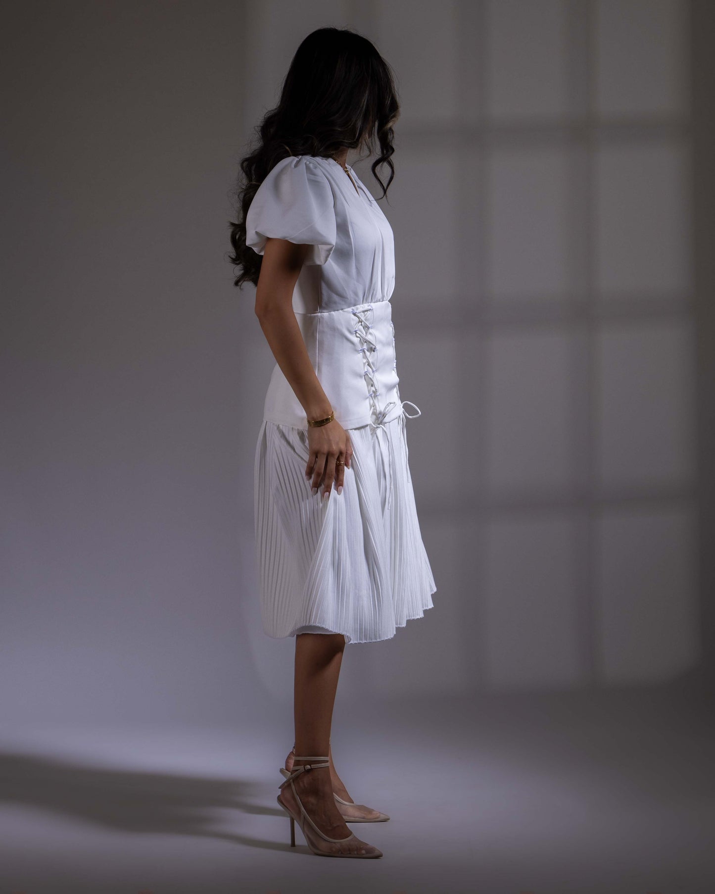 white dress