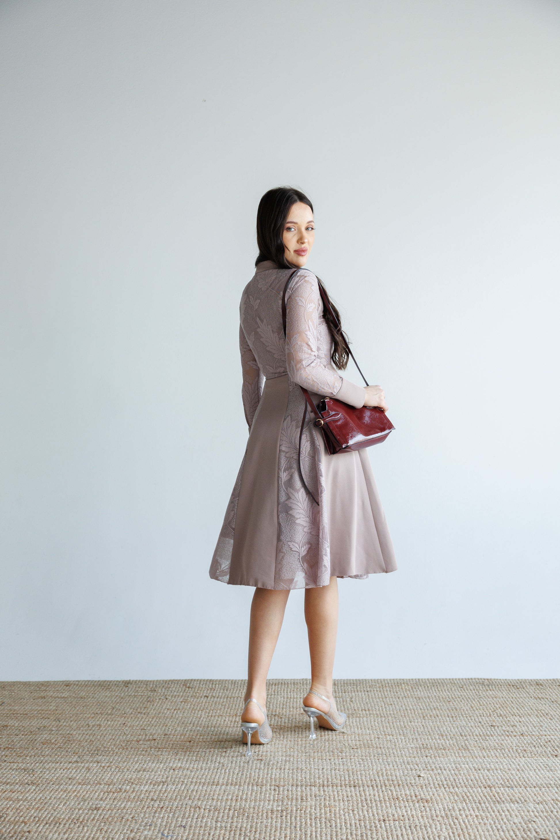 Luna Lace Midi Dress - RE-NEW