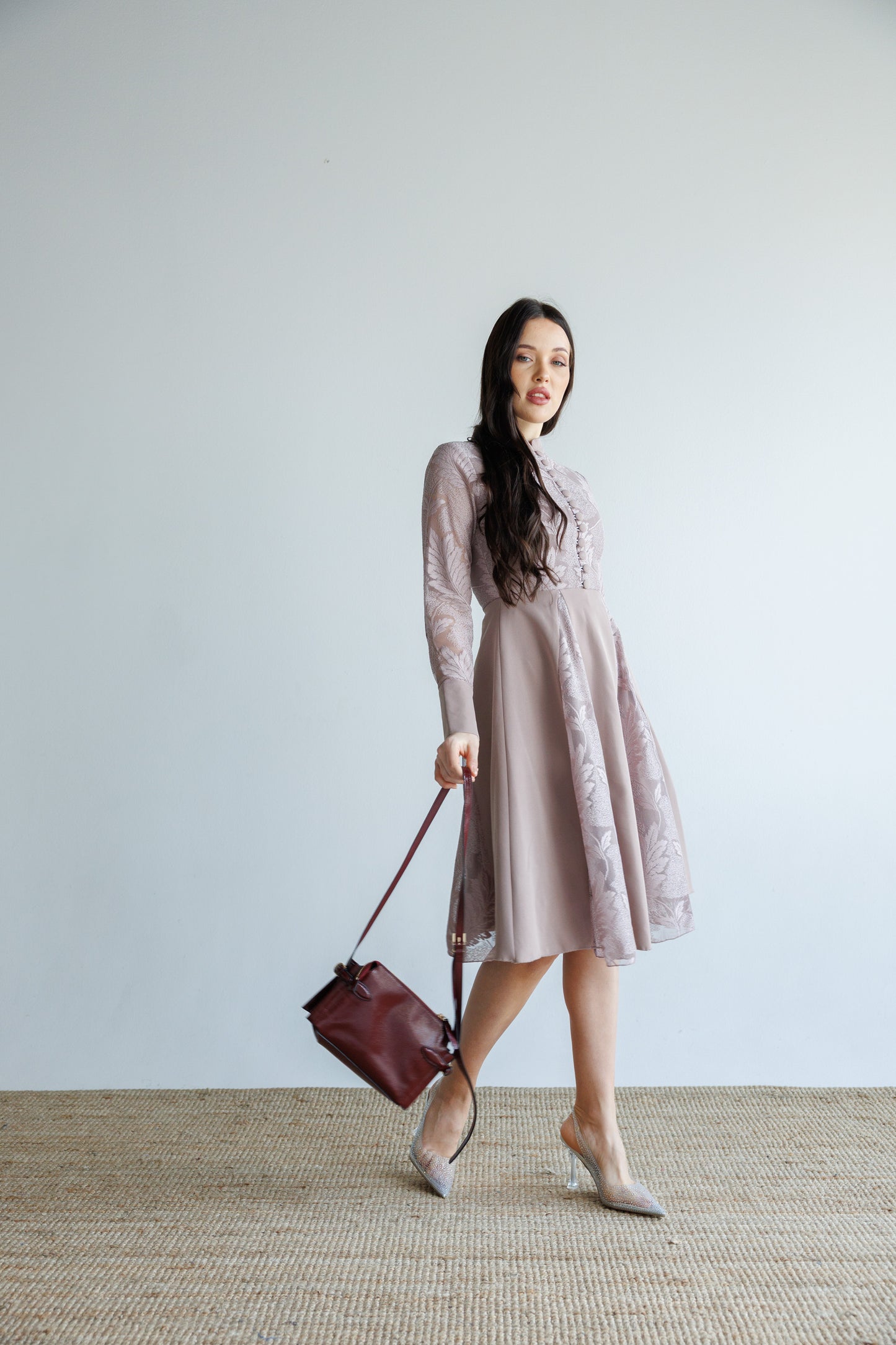 Luna Lace Midi Dress - RE-NEW