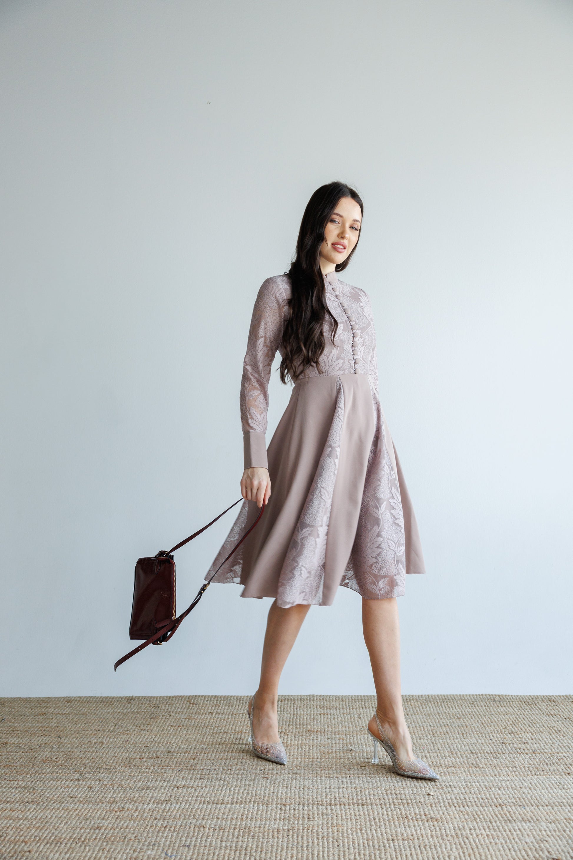 Luna Lace Midi Dress - RE-NEW