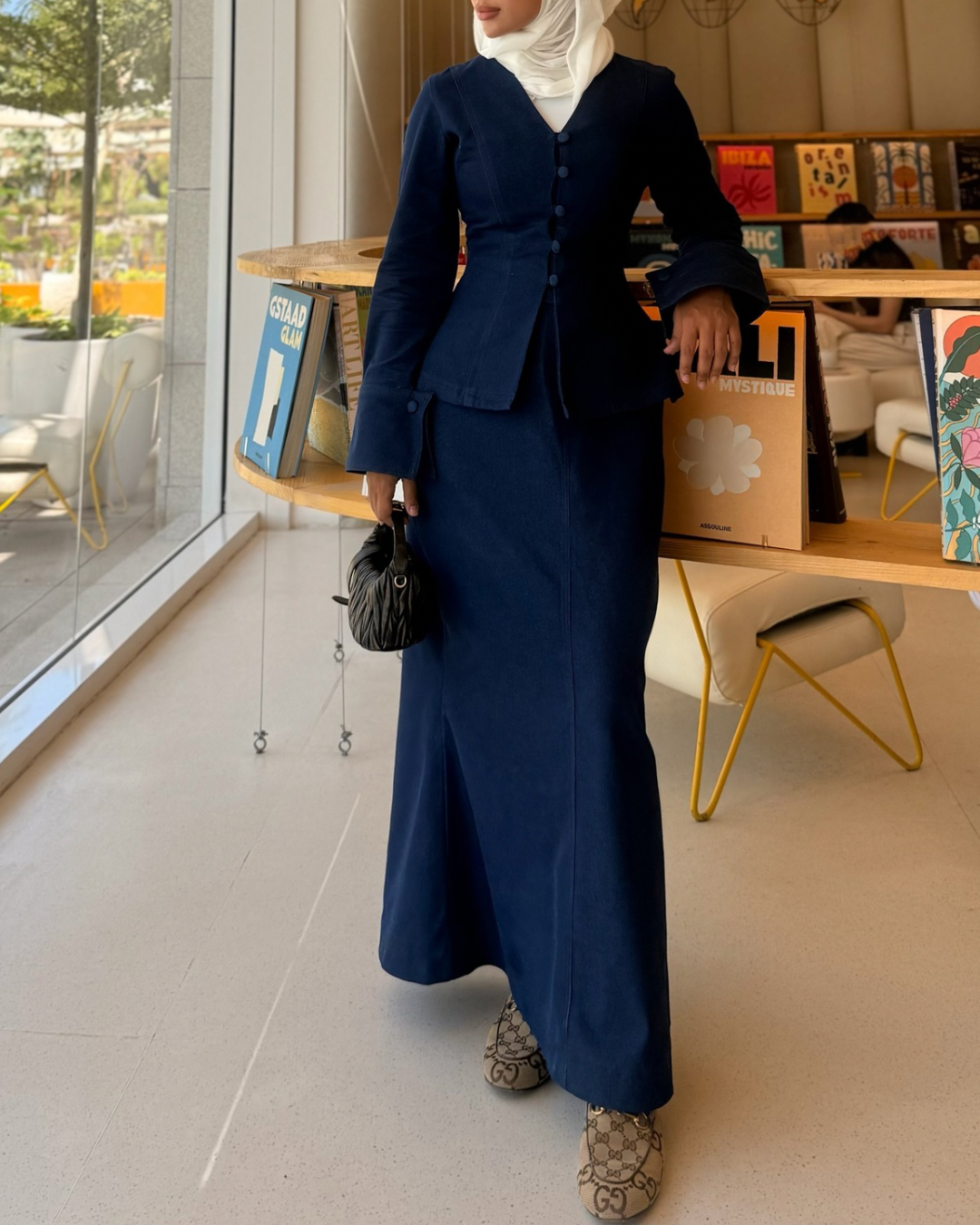 The denim Formal Set
