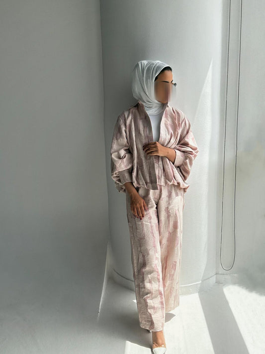 Rosé Whisper Matching set –RE-NEW Kuwait | Summer Collection - RE-NEW