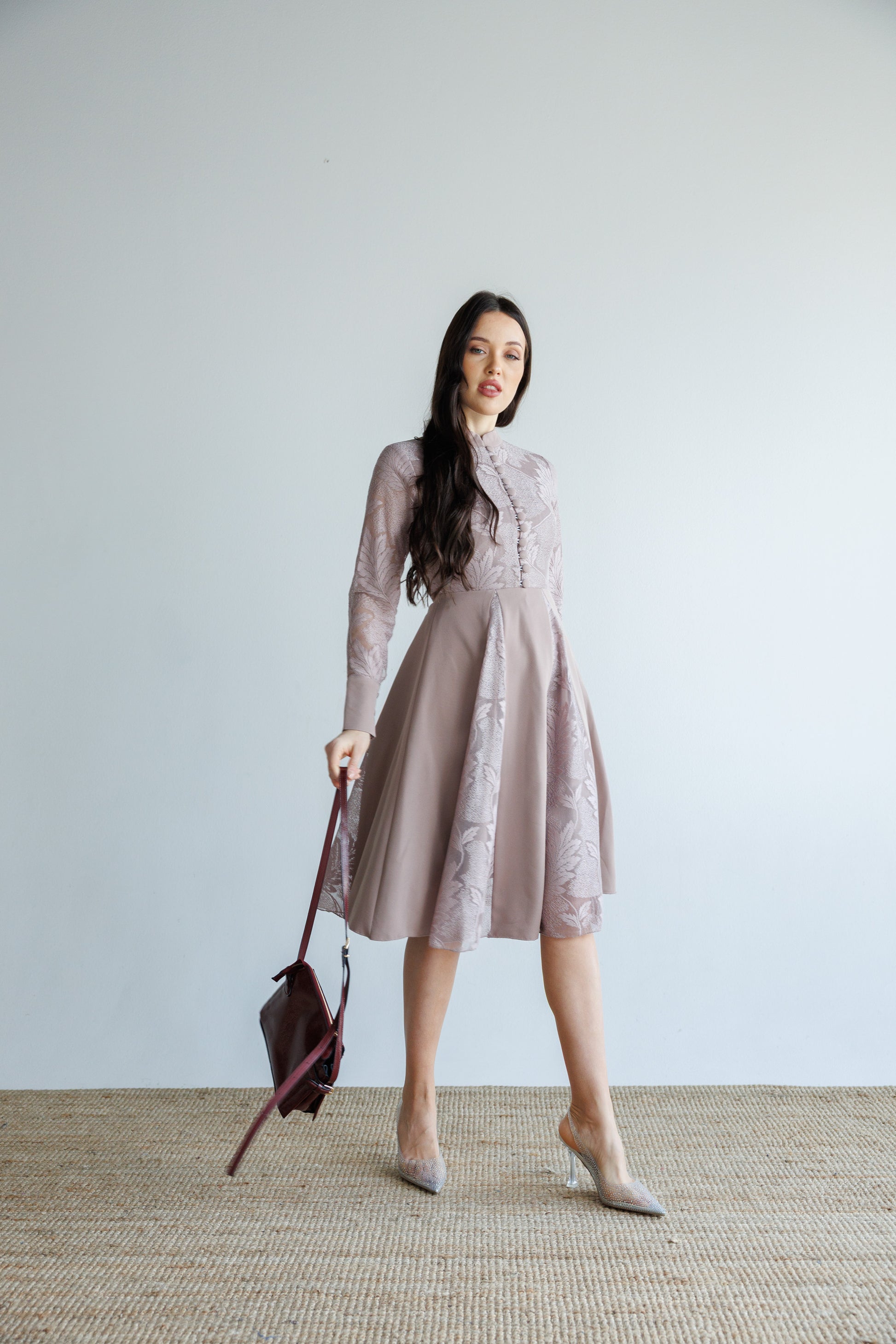Luna Lace Midi Dress - RE-NEW