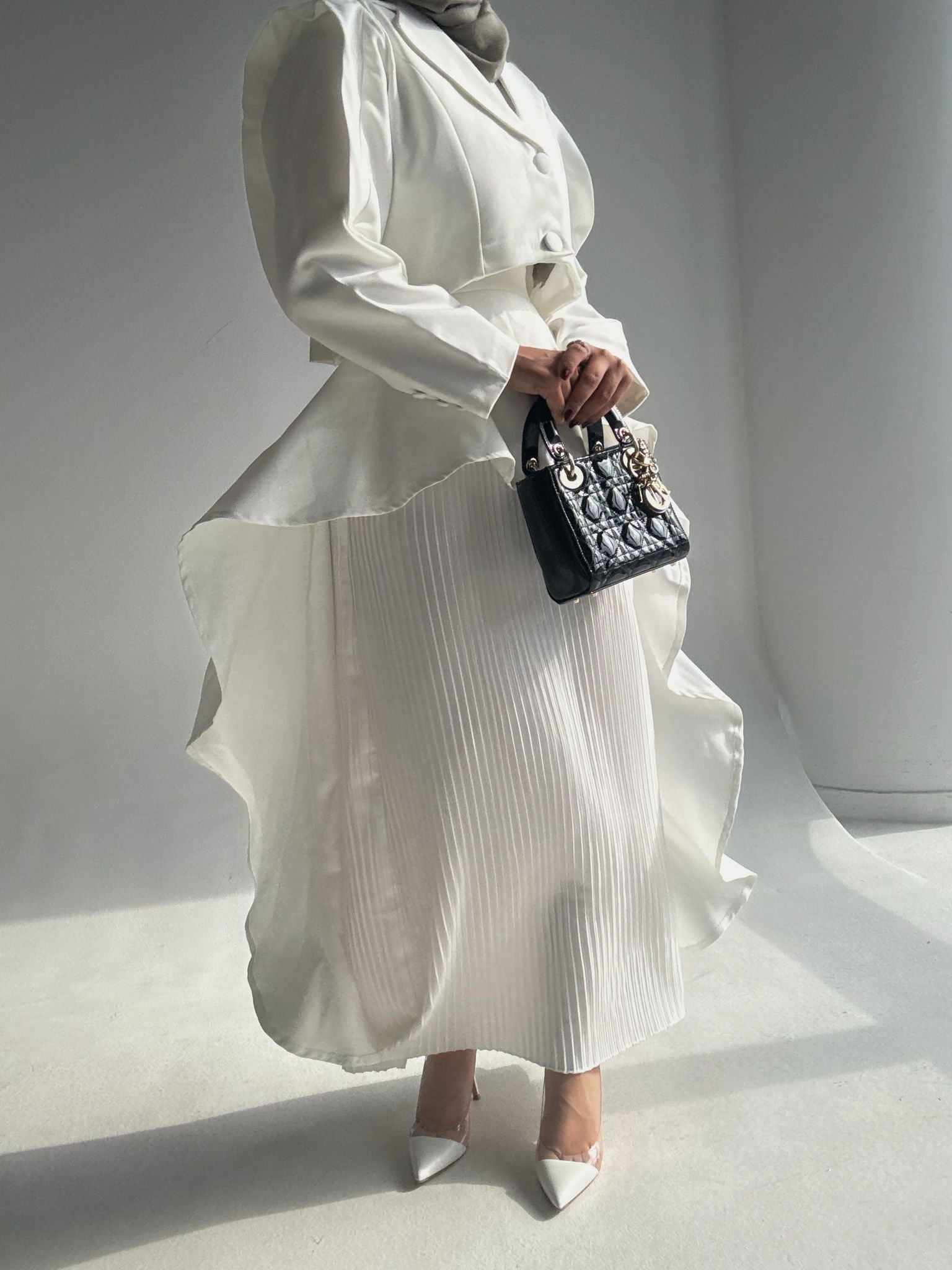 White skirt 