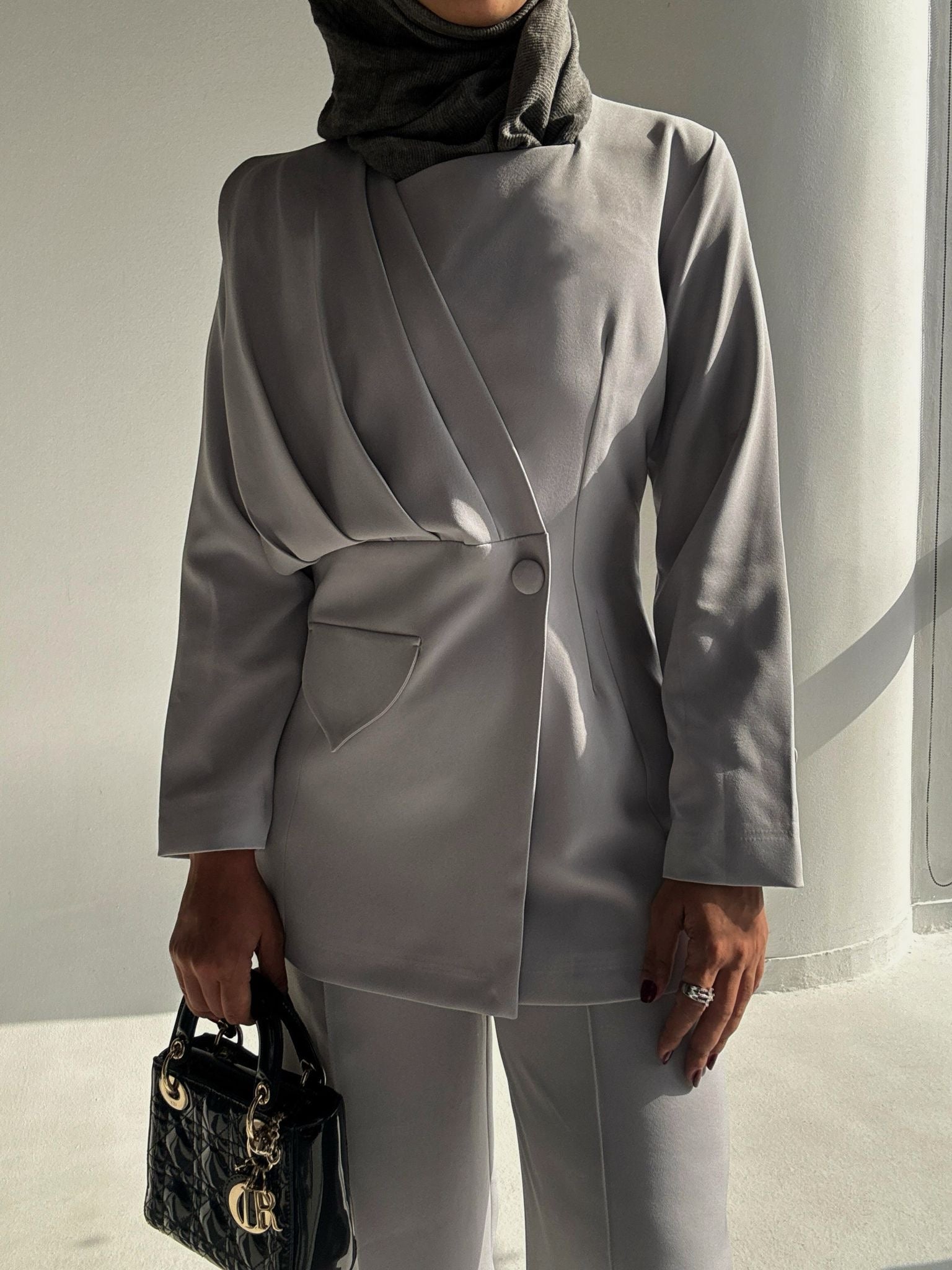 Grey blazer