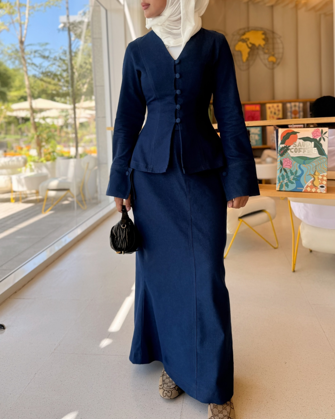 The denim Formal Set