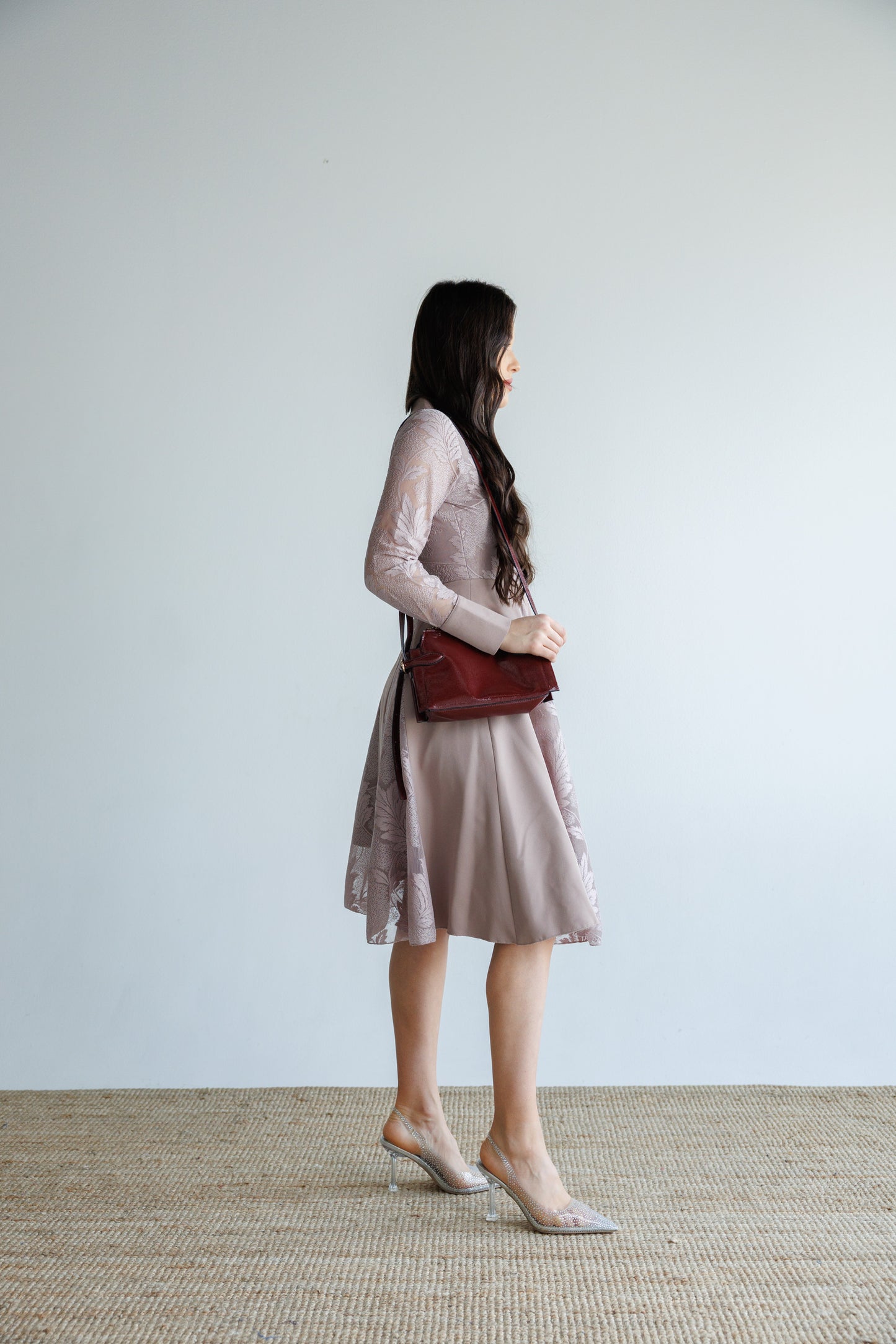 Luna Lace Midi Dress - RE-NEW