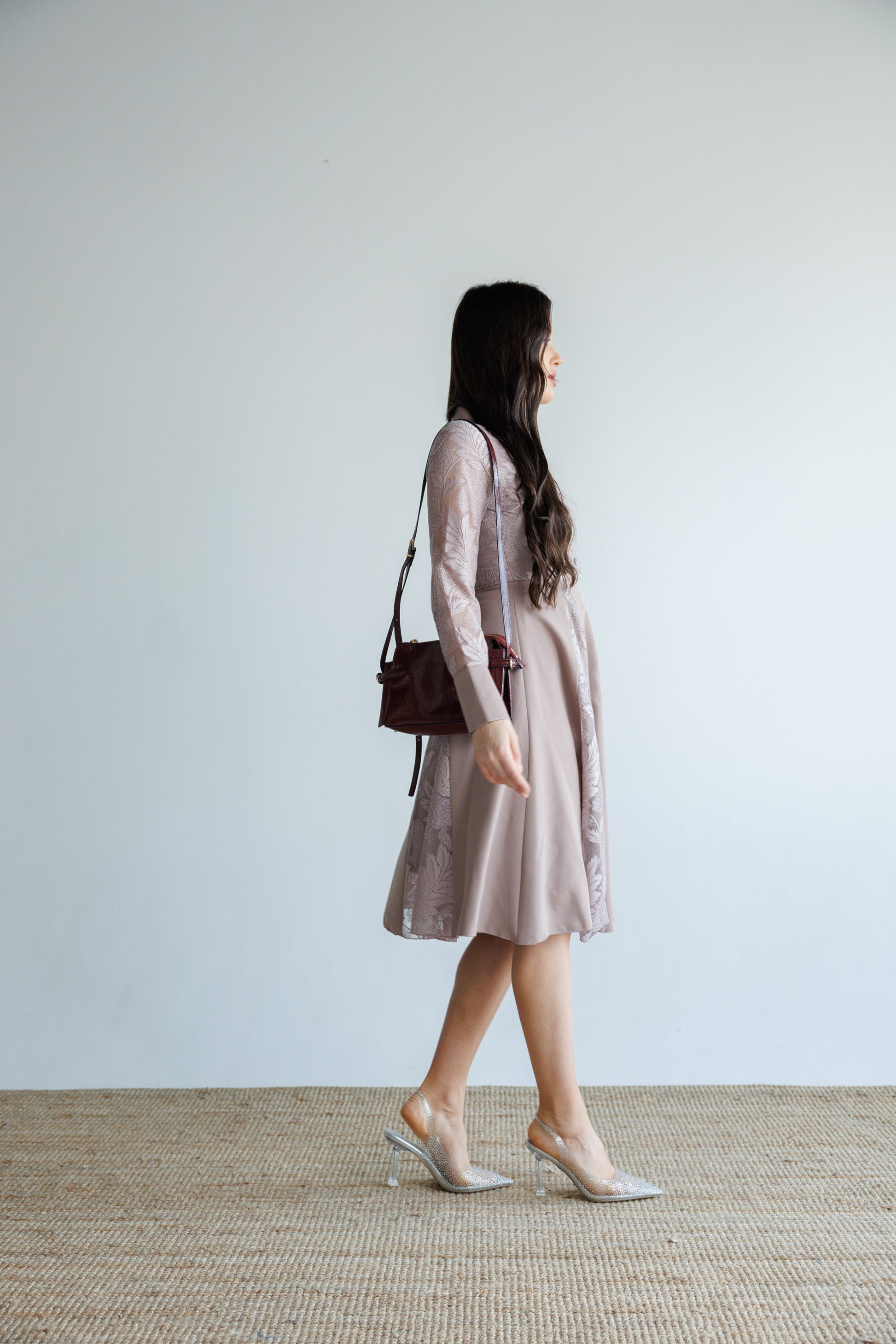 Luna Lace Midi Dress - RE-NEW