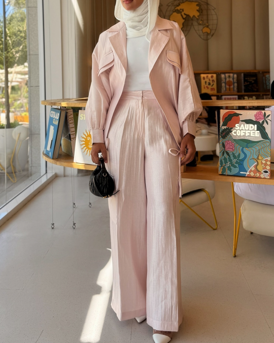 The Blush Trench Set