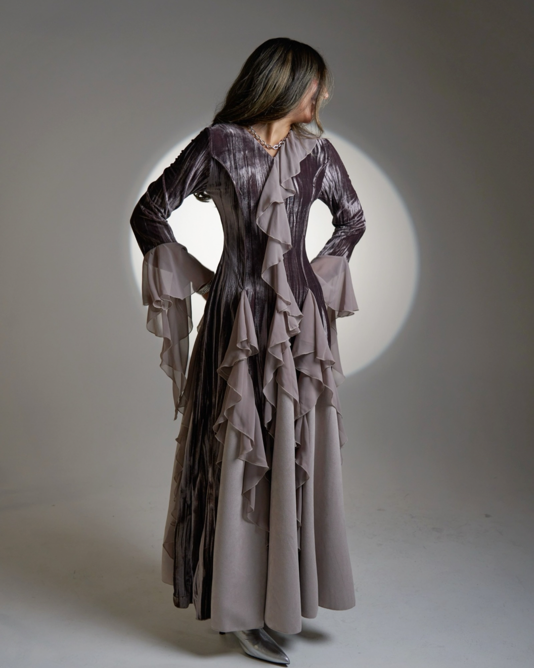 Moonlit Cascade Gown - Ramadan Collection | RE-NEW Kuwait