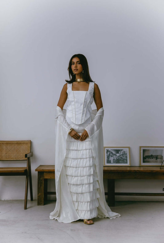 White corset daraa - RE-NEW